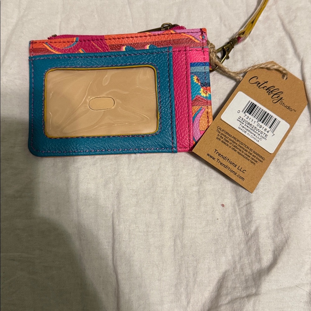 Colorful Striped Card Holder - Picture 2 of 2